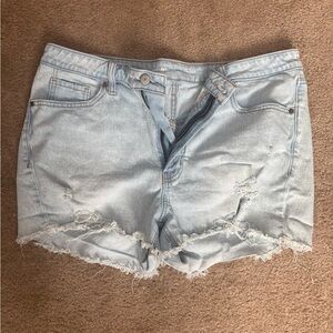 Old Navy Jean Shorts Distressed Cut-Off Style OG straight high rise size 16